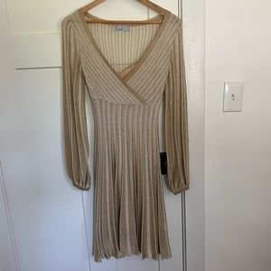 Missoni Gold Wrap Dress
